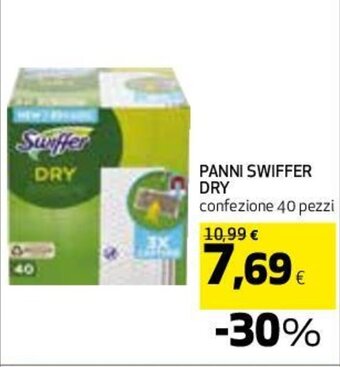 Coop PANNI SWIFFER DRY 40 pezzi offerta