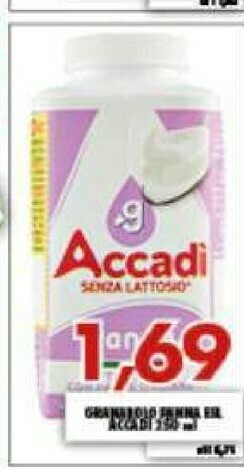 Gros Accadì Granarolo Panna Senza Lattosio offerta