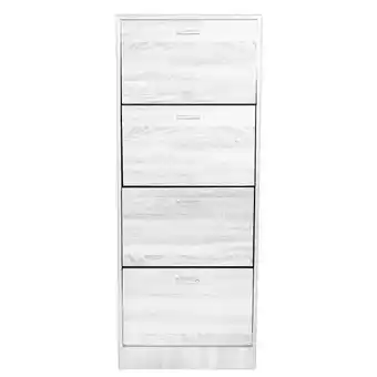 Franzy's Fz scarpiera 4 ante 63x24x155cm bianca offerta