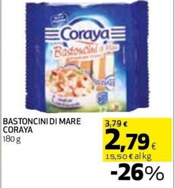 Coop BASTONCINI DI MARE CORAYA 180 g offerta