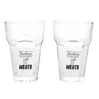 Franzy's Tognana set 2 bicchieri 400cc lets party mojito offerta