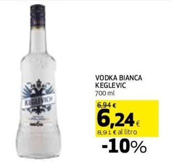 Coop VODKA BIANCA KEGLEVIC 700 ml offerta