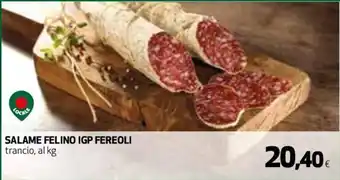 Coop SALAME FELINO IGP FEREOLI offerta