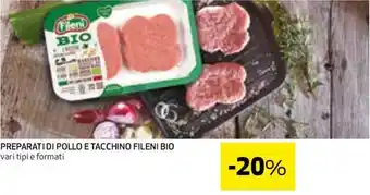 Coop PREPARATI DI POLLO E TACCHINO FILENI BIO offerta