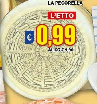 Vivo Supermercati Formaggio La Pecorella offerta