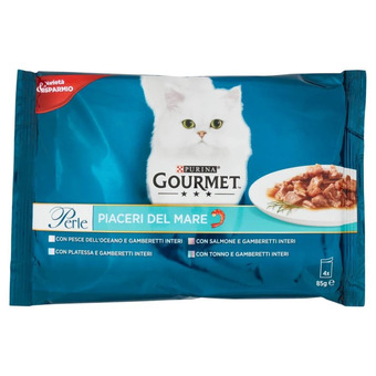 Iperal Alimento umido per gatto perle gourmet purina offerta