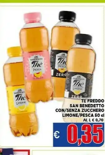 Vivo Supermercati San Benedetto Thè Zero Zucchero Limone 500 G(ml) offerta