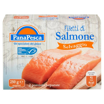Iperal Filetti di salmone selvaggio panapesca offerta