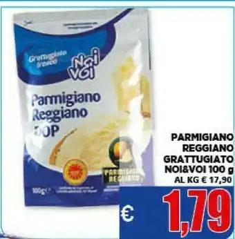 Vivo Supermercati Noi Voi - Parmigiano Reggiano Grattugiato Fresco 100 G(ml) offerta
