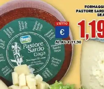 Sepi Formaggio Pastore Sardo Daga