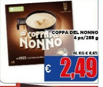 Vivo Supermercati Motta Coppa Del Nonno Classica 288 G(ml) offerta