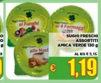 Vivo Supermercati Amicaverde - Sugo Fresco Alle Noci 130 G(ml) offerta