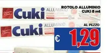 Cuki Rotolo Alluminio