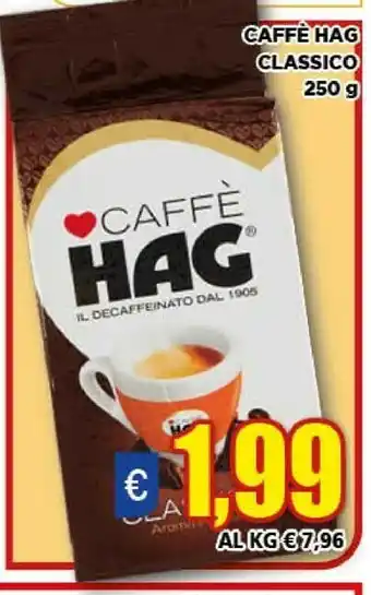 Vivo Supermercati Hag Caffè Classico 250 G(ml) offerta