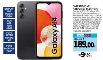 Coop SMARTPHONE SAMSUNG A14128GB offerta