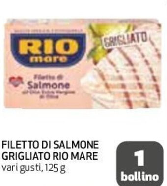 Coop FILETTO DI SALMONE GRIGLIATO RIO MARE vari gusti, 125 g offerta