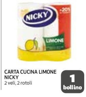 Coop CARTA CUCINA LIMONE NICKY 2 veli, 2 rotoli offerta