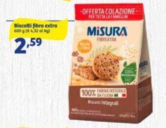 Biscotti fibra extra 600 g