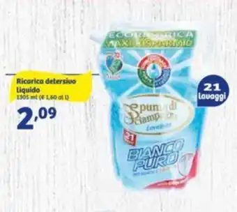 In'S Mercato Ricarica detersivo liquido 21 lavaggi offerta