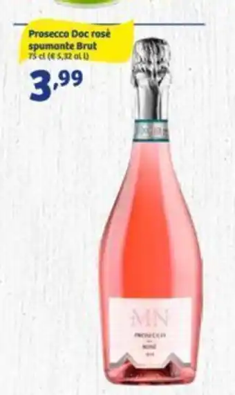 In'S Mercato Prosecco Doc rosé spumante Brut 75 cl offerta