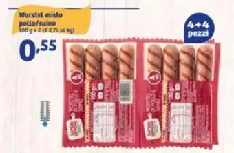 In'S Mercato Wurstel misto pollo/suino 100 g offerta