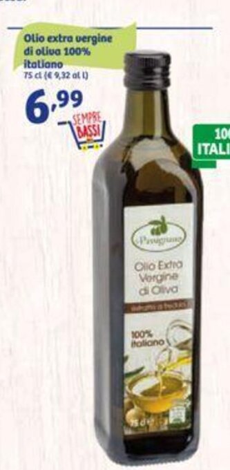 In'S Mercato Olio extra vergine di oliva 100% italiano 75 cl offerta