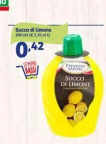 In'S Mercato Succo di limone 200 ml offerta