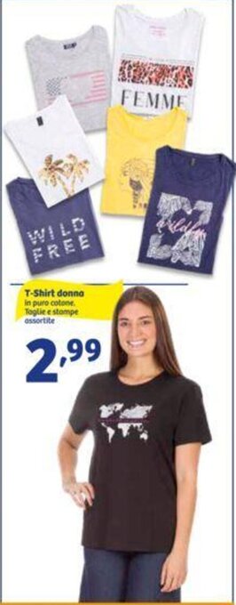 In'S Mercato T-Shirt donna offerta