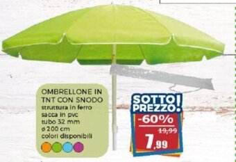 OMBRELLONE IN TNT CON SNODO