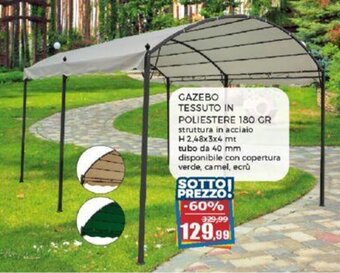 Happy Casa GAZEBO TESSUTO IN POLIESTERE 180 GR offerta