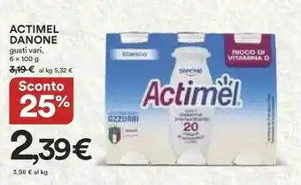 Coop Danone Actimel Ananas 600 G(ml) offerta