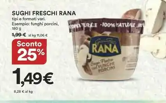 Coop Rana Sughi per pasta offerta