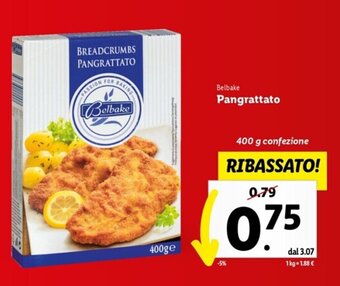 Lidl Belbake Pangrattato 400 g offerta