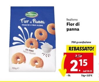 Lidl Realforno Fior di panna 700 g offerta