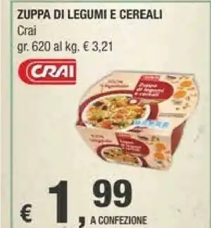 Crai Crai Zuppa Di Legumi E Cereali offerta