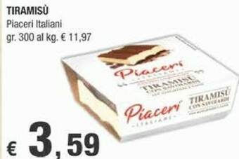 Piaceri Italiani Tiramisu