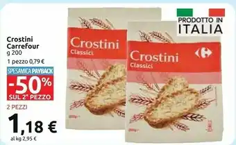 Carrefour Market Crostini offerta
