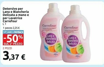 Carrefour Market Detersivo lavatrice offerta