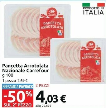 Carrefour Market Pancetta offerta