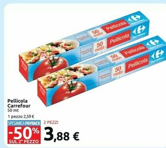 Carrefour Market Pellicola Trasparente offerta