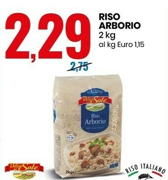 Eurospin Delizie dal Sole Riso Arborio offerta