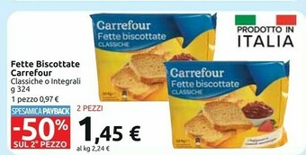 Carrefour Market Fette biscottate offerta