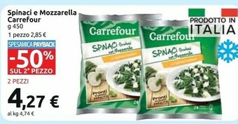 Carrefour Spinaci offerta