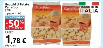 Carrefour Gnocchi di patate offerta
