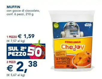 Esselunga Esselunga Muffin Con Gocce Di Cioccolato offerta