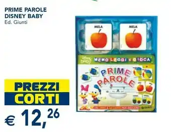 Esselunga Esselunga Prime Parole Disney Baby offerta