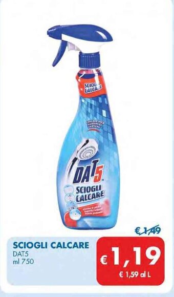 MD Discount SCIOGLI CALCARE DAT5 ml 750 offerta
