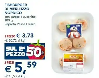 Esselunga Fishburger Di Merluzzo Nordico offerta