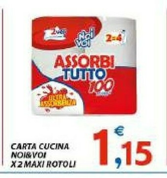 Vivo Supermercati Noi & voi Carta Cucina offerta