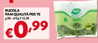 Borello Supermercati Pam Qualità Per Te Rucola offerta